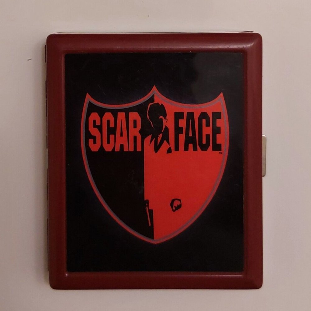 Universal Studios SCARFACE Rare Cigarette Case Smoke Holder Official Licensed